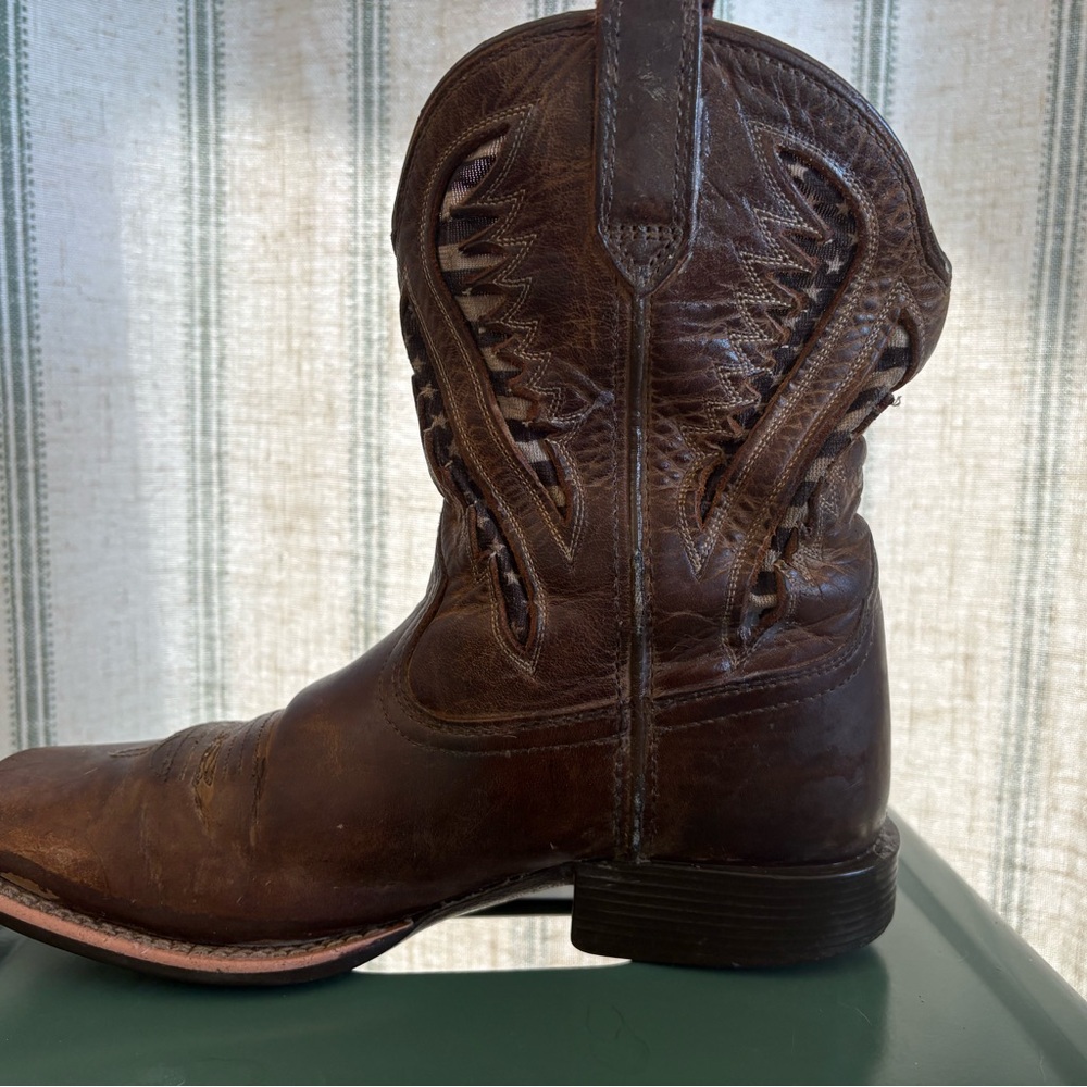 Ariat Brown Leather Western Boot